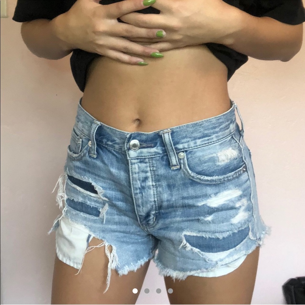 American Eagle festival shorts